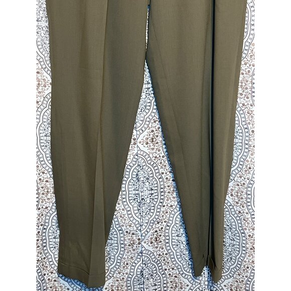 Hugo Boss Mens Olive Green Dress Pants Size 38R - Picture 6 of 11